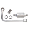 Edelbrock 8131 3/8In Hard Fuel Line w/ -6 B-Nut and Polished Filter