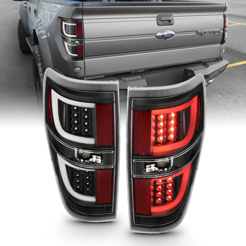 ANZO 311257 2013 fits Ford 09-20 F-150 LED Taillights Black