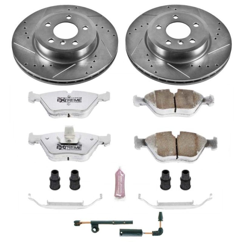 PowerStop K5298-26 04-10 fits BMW X3 Front Z26 Street Warrior Brake Kit