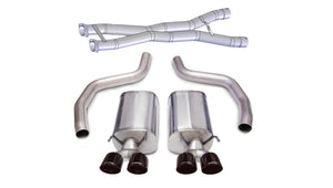 CORSA Performance 14164CB3BLK Corsa 2012-2013 fits Chevrolet Corvette C6 Z06 7.0L V8 Black Sport Cat-Back Exhaust