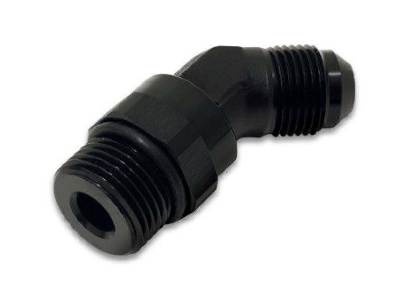 Vibrant 16950 Male to Male -12AN Straight Cut 45 Degree Adapter Fitting - Anodi