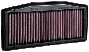 K&N Engineering TB-7617 K&N 18-19 Triumph Street Triple 765cc Replacement Drop In Air Filter