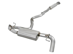 AFE 49-36803 Takeda 2.5in 304 SS Cat-Back Exhaust System fits Subaru Crosstrek