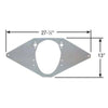 Moroso C4003 fits SBC & 90 Degree V6 Front Motor Plate 2 Piece Seal Engines Pre-