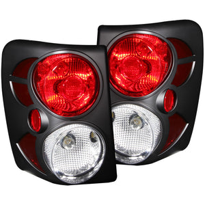ANZO 211105 1999-2003 fits Jeep Grand Cherokee Taillights Black