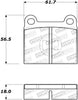 Stoptech 308.0096 Street Brake Pads