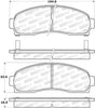 Stoptech 308.08331 Street Brake Pads