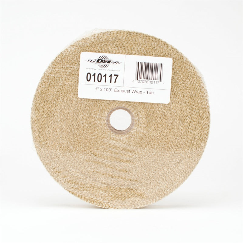 DEI  10117 Exhaust Wrap 1in x 100ft - Tan