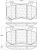 Stoptech 305.1346 Street Select Brake Pads - Front