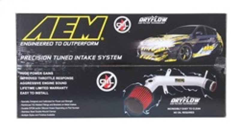 AEM 22-402R 90-93 Integra RS/LS/GS/GSR Red Short fits Ram Intake