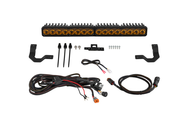 Diode Dynamics DD8063 2024-2026 fits Toyota Tacoma TRD Grille Lightbar SS20 Sport Yellow Driving 3000K