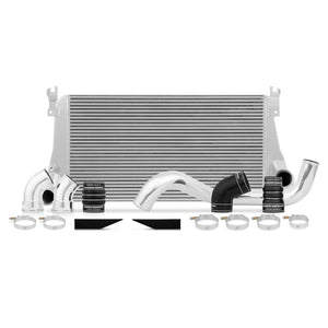 Mishimoto MMINT-DMAX-06KSL 06-10 fits Chevy 6.6L Duramax Intercooler Kit w/ Pipes (Silver)