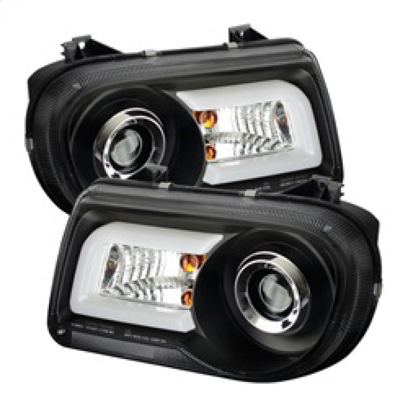 Spyder 5075659 fits Chrysler 05-10 300C Projector Headlights LED DRL Black High