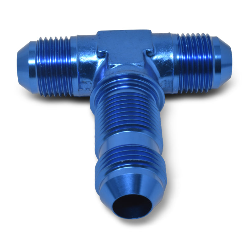 Russell 661300 Performance -3 AN Flare Bulkhead Tee Fitting (Blue)