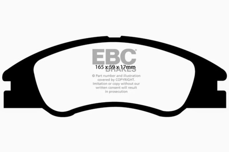 EBC DP21568 fits Kia 04-09 Spectra 1.8 Greenstuff Front Brake Pads