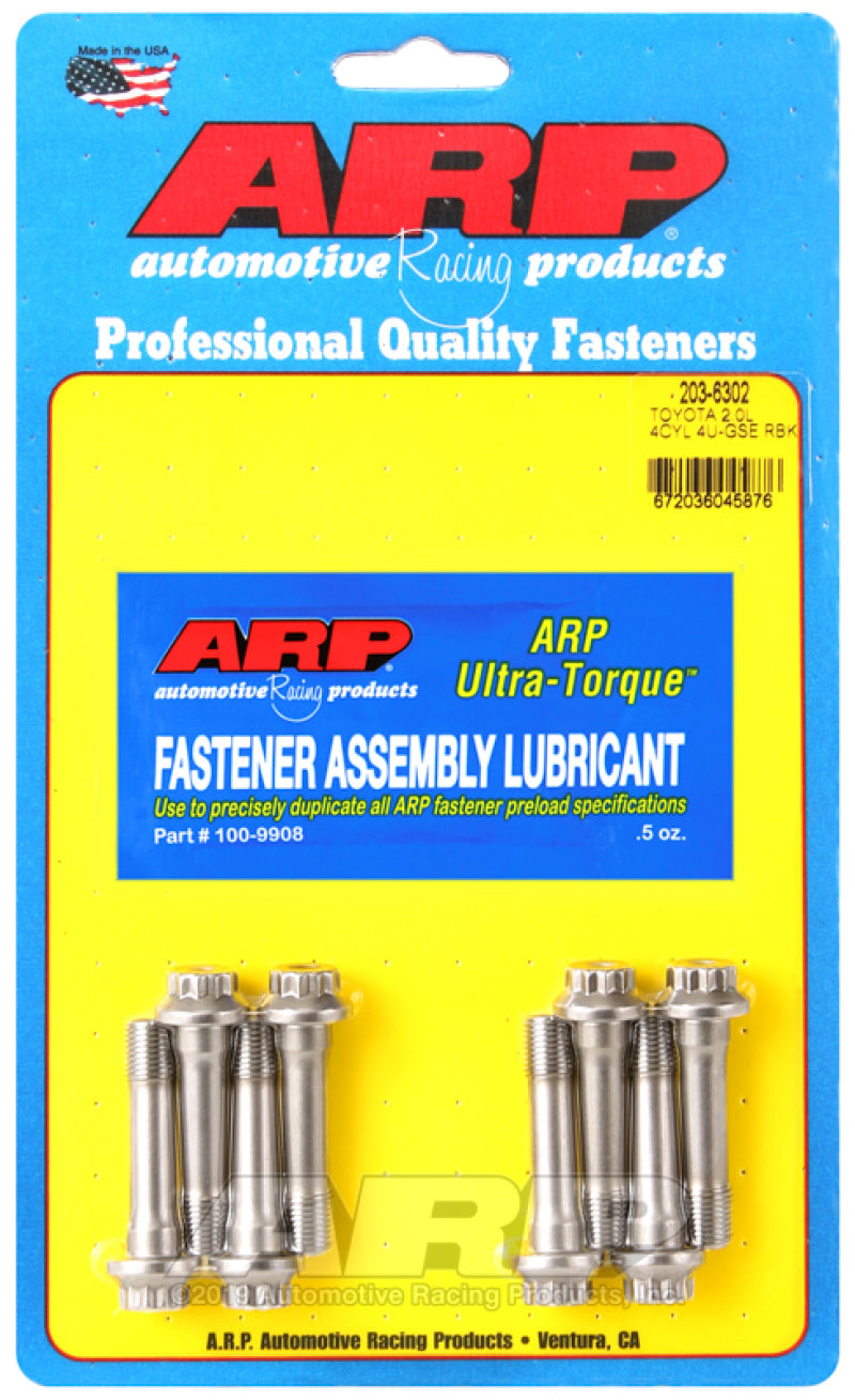 ARP 203-6302 fits Toyota 2.0L 4 Cyl 4U-GSE Kit