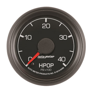 AutoMeter 8496 Autometer Factory Match fits Ford 52.4mm Full Sweep Electronic 0-4000 PSI Diesel HPOP Pressure Gauge