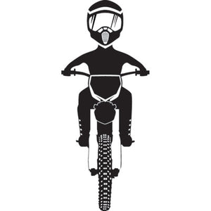 Attack Graphics 161-906-0013 Ride Life Family Window Decal  1.5" x 3.5" MC Boy Black