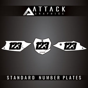Attack Graphics KTM_F_07 Number Plate Backgrounds