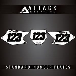 Attack Graphics KAW_F_05 Number Plate Backgrounds