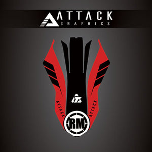 Attack Graphics 207-123-0026 Renegade Front Fender Decal  GasGas Red