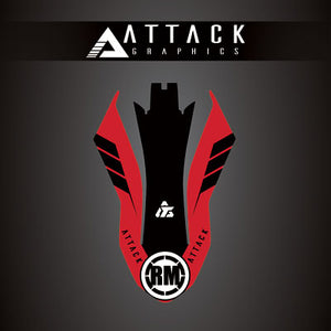 Attack Graphics 207-123-0027 Renegade Front Fender Decal  GasGas Red