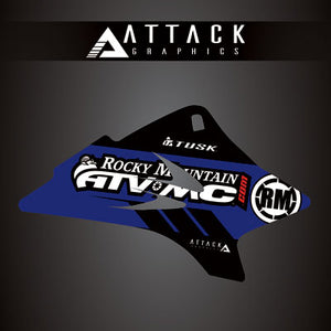 Attack Graphics 207-124-0003 Renegade Radiator Shroud Decal  YZ Blue