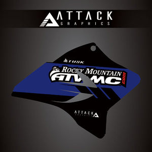 Attack Graphics 207-124-0022 Renegade Radiator Shroud Decal  YZ Blue