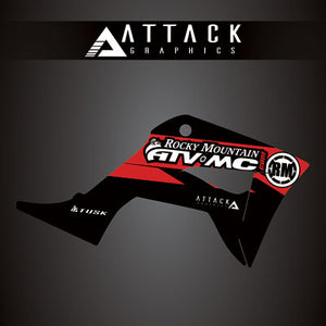 Attack Graphics 207-124-0036 Renegade Radiator Shroud Decal  CR Red