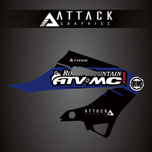 Attack Graphics 207-124-0041 Renegade Radiator Shroud Decal  YZ Blue