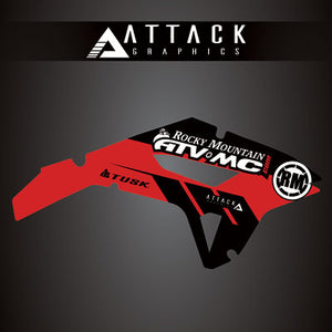 Attack Graphics 207-124-0046 Renegade Radiator Shroud Decal  CR Red