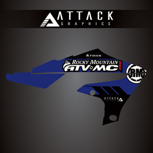 Attack Graphics 207-124-0047 Renegade Radiator Shroud Decal  YZ Blue
