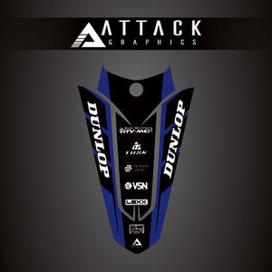 Attack Graphics 207-127-0003 Renegade Rear Fender Decal  YZ Blue