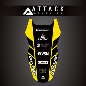 Attack Graphics 207-127-0017 Renegade Rear Fender Decal  RM Yellow