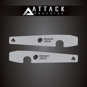Attack Graphics 207-126-0004 Renegade Swing Arm Decal  Grey
