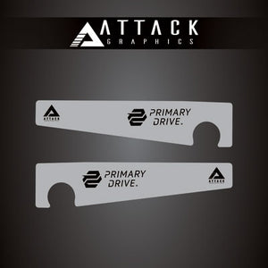 Attack Graphics 207-126-0006 Renegade Swing Arm Decal  Grey