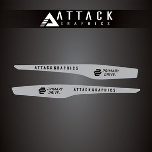 Attack Graphics 207-126-0012 Renegade Swing Arm Decal  Grey