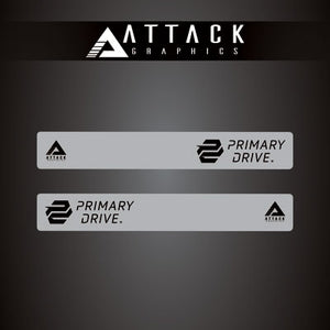 Attack Graphics 207-126-0013 Renegade Swing Arm Decal  Grey