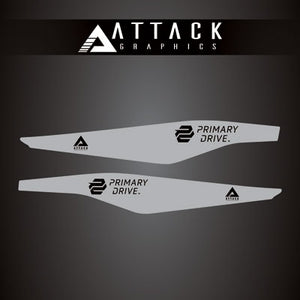Attack Graphics 207-126-0014 Renegade Swing Arm Decal  Grey