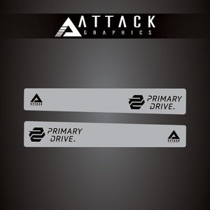 Attack Graphics 207-126-0015 Renegade Swing Arm Decal  Grey