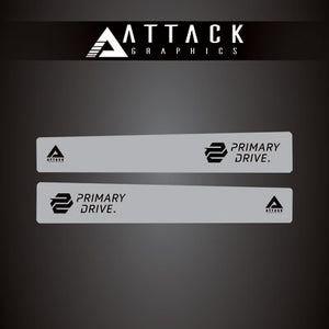 Attack Graphics 207-126-0017 Renegade Swing Arm Decal  Grey