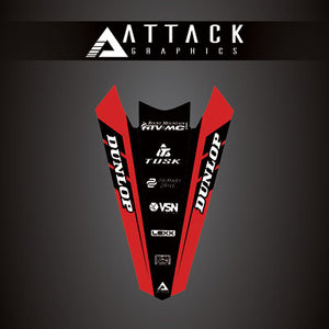 Attack Graphics 207-127-0028 Renegade Rear Fender Decal  Beta Red