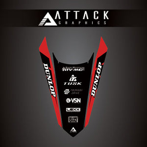 Attack Graphics 207-127-0029 Renegade Rear Fender Decal  GasGas Red