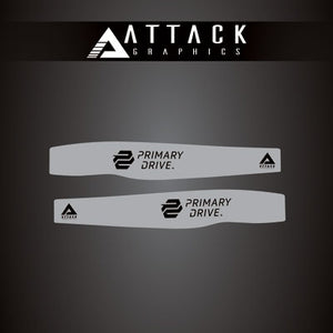 Attack Graphics 207-126-0018 Renegade Swing Arm Decal  Grey