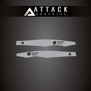 Attack Graphics 207-126-0019 Renegade Swing Arm Decal  Grey