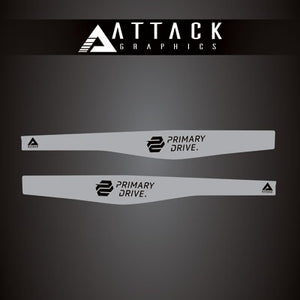 Attack Graphics 207-126-0022 Renegade Swing Arm Decal  Grey
