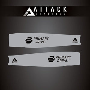 Attack Graphics 207-126-0028 Renegade Swing Arm Decal  Grey