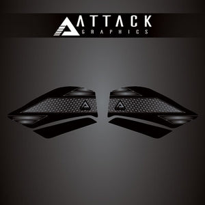 Attack Graphics 210-274-0005 Tank Protection Decals Sides Black/Grey