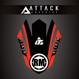 Attack Graphics 207-123-0034 Renegade Front Fender Decal  CR Red