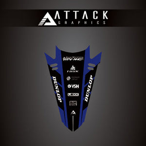 Attack Graphics 207-127-0039 Renegade Rear Fender Decal  YZ Blue